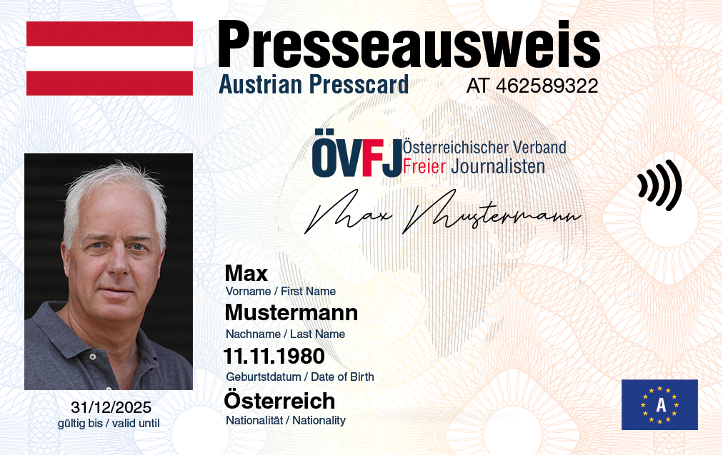 Presseausweis Österreich